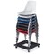 Safco CART, STACKING, CHAIR, BK SAF4188 - alternate 2